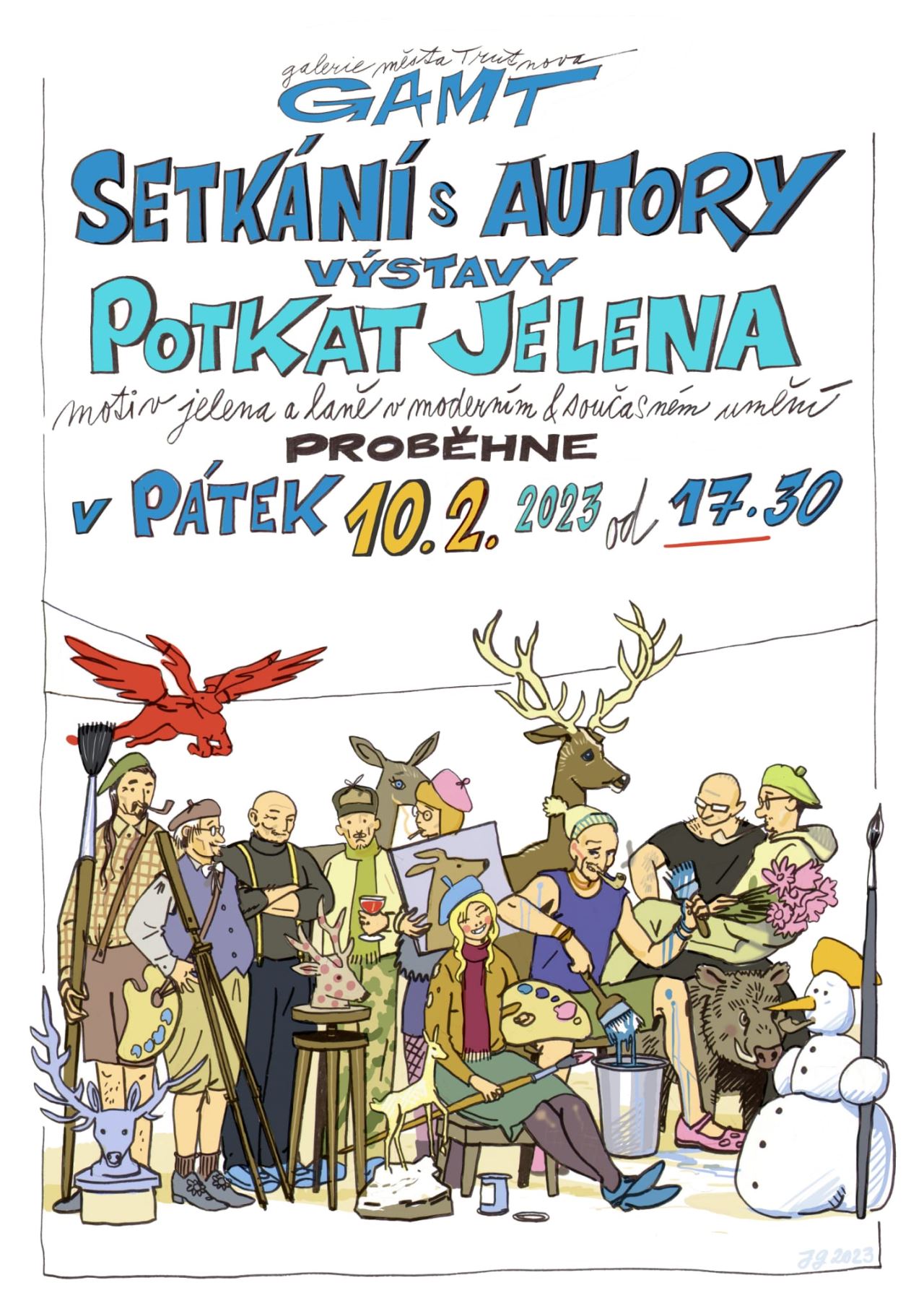 Setkání s autory výstavy Potkat jelena